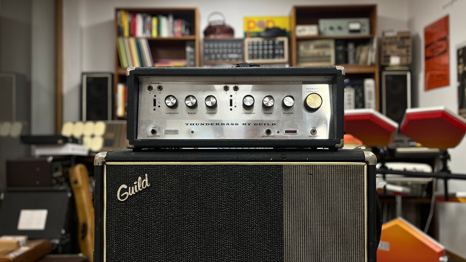 Guild Thunderbass Amp - SN 6801 (Head front)