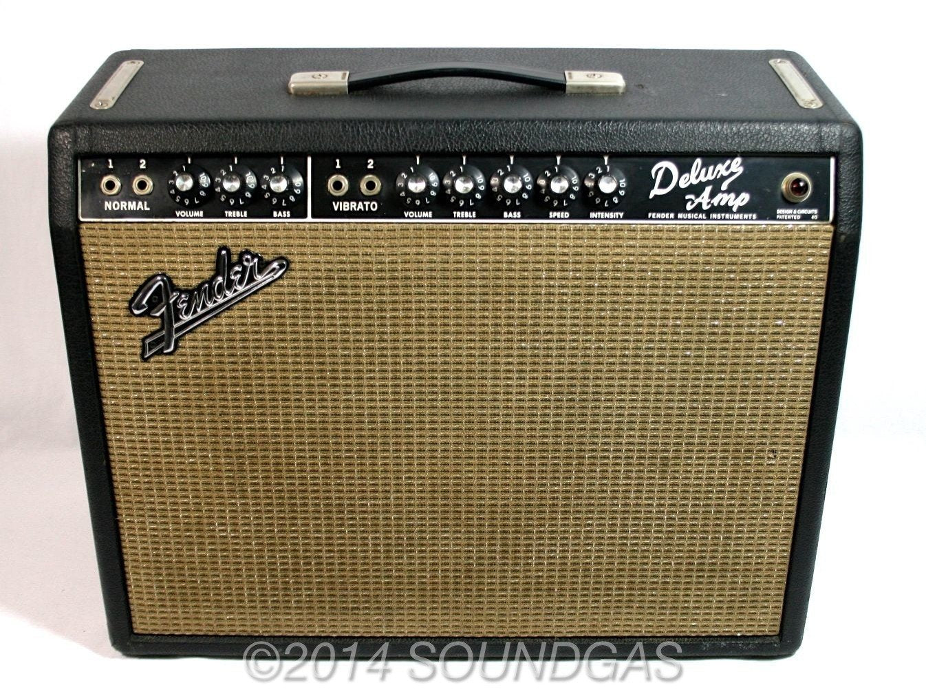 Fender Deluxe Black Panel AB763 (1965) FOR SALE – Soundgas