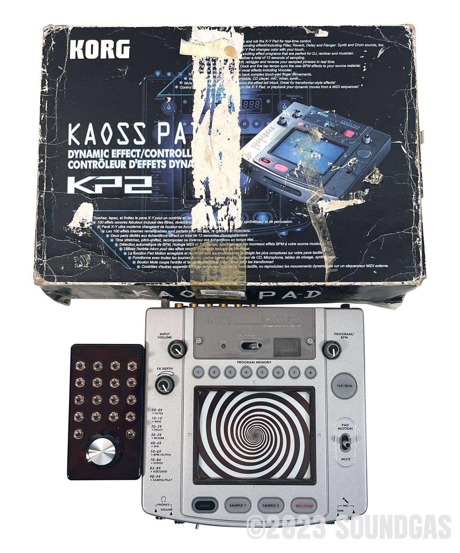 Korg Kaoss Pad KP-2 Circuitbent – Soundgas