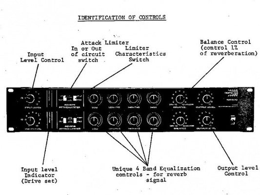 BIAMP SR/240 Reverb Manual