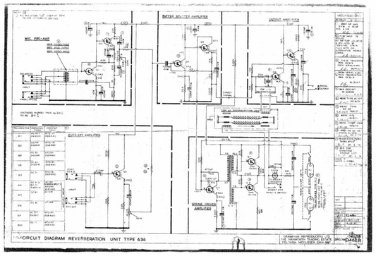 Grampian 636 Instructions & Schematics