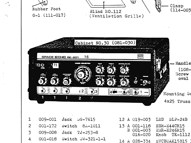 Roland Tape Echo Service Manuals