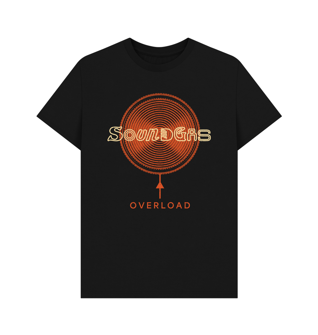 Black Printed T-shirt Front