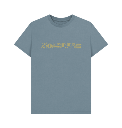 Stone Blue Soundgas Gold Logo