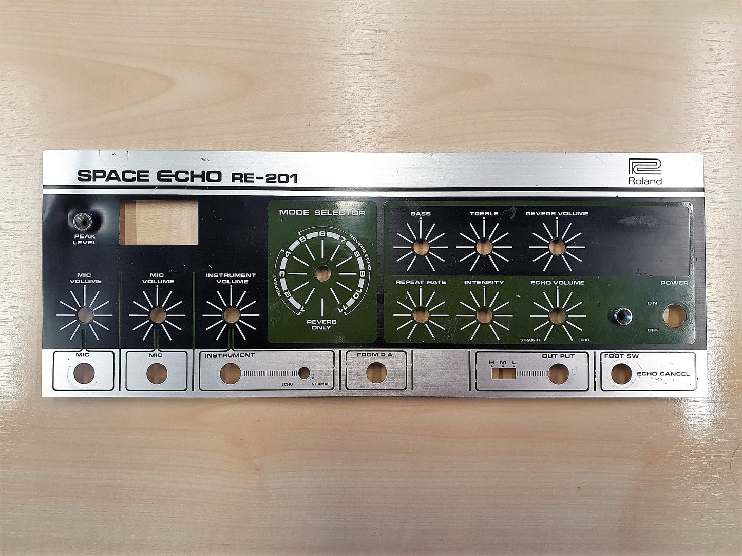 RE-201 Space Echo Front Panel