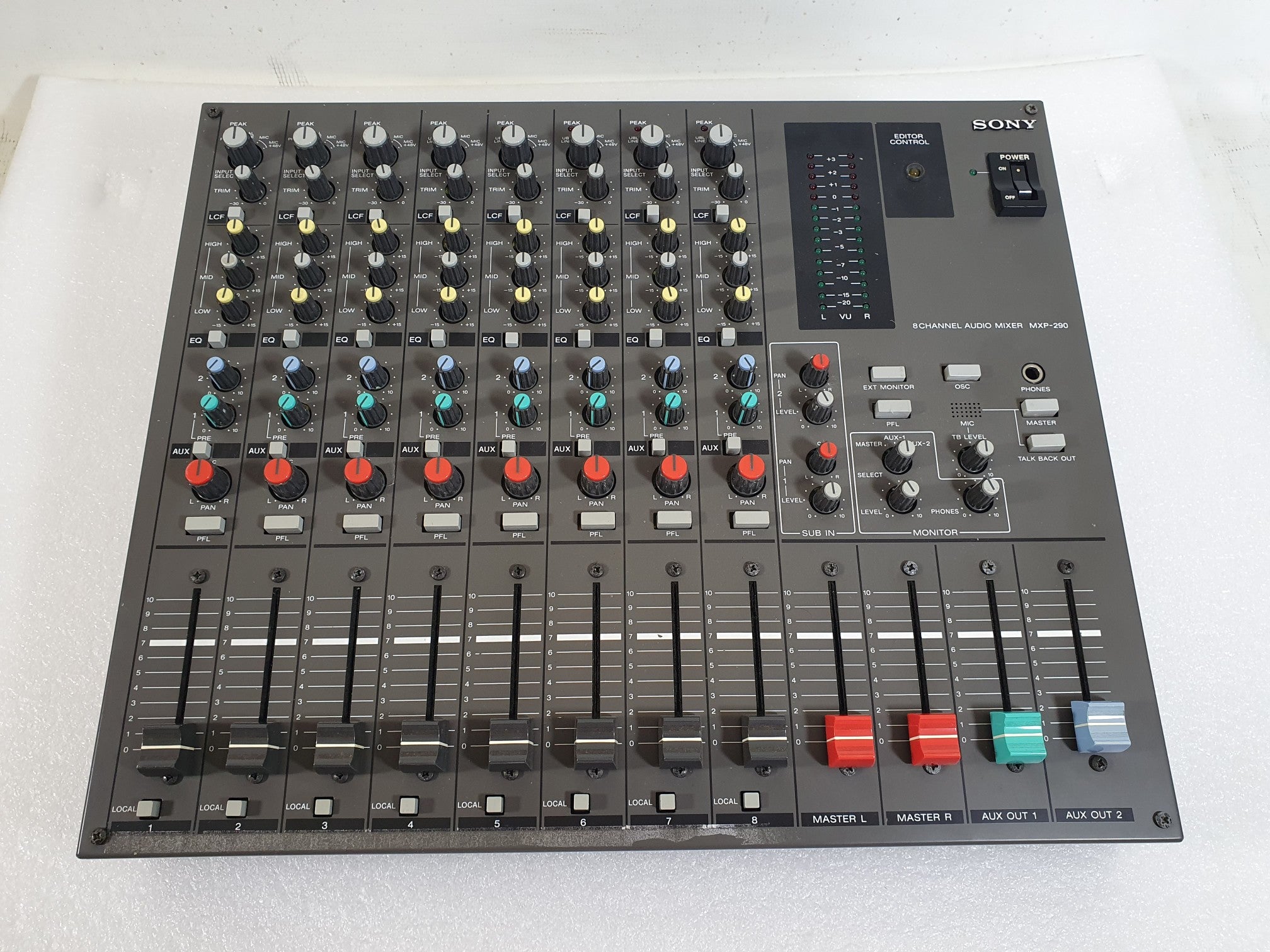 BKg183I 120 SONY MXP-290R 8ch Audio Mixer 8チャンネル オーディオミキサー オーディオ機器  音響機材(ミキサー)｜売買されたオークション情報、yahooの商品情報をアーカイブ公開 - オークファン 楽器、器材