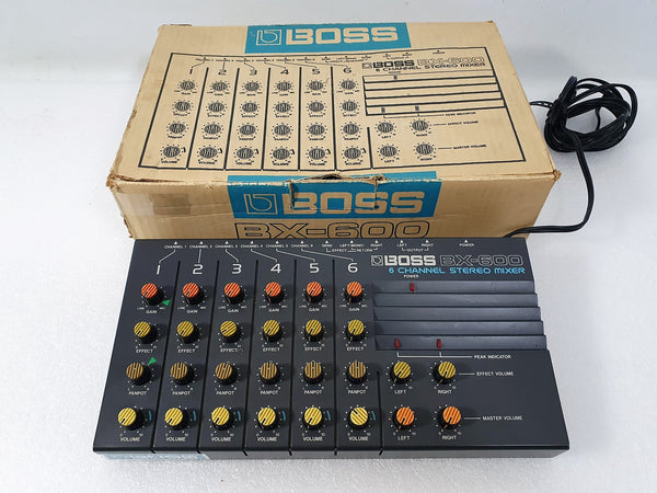 BOSS BX-600 アナログミキサー Boss Bx-600 6 Channel Compact Stereo Mixer for sale online