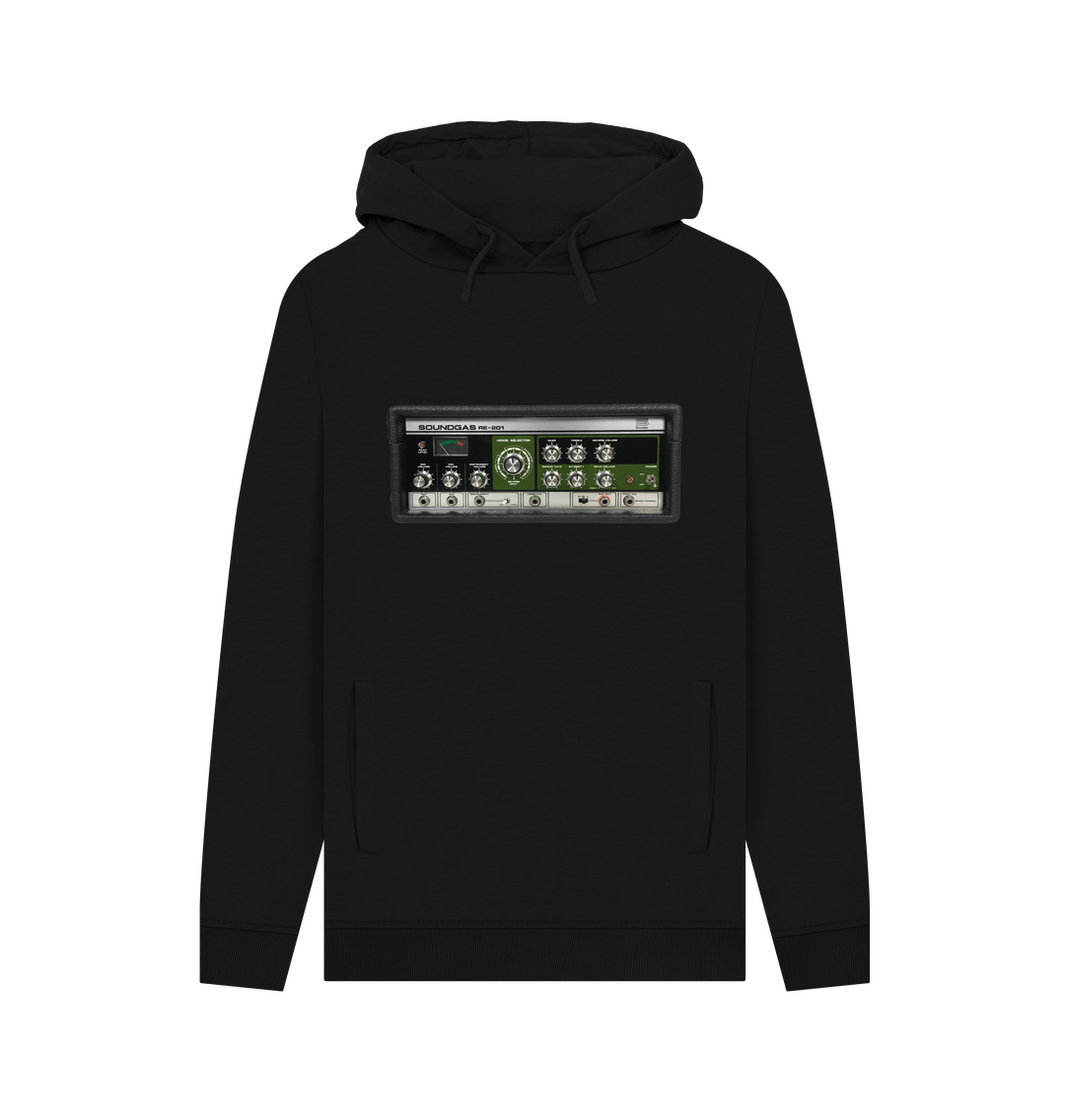 Black Soundgas RE-201 Space Echo Photo Hoodie