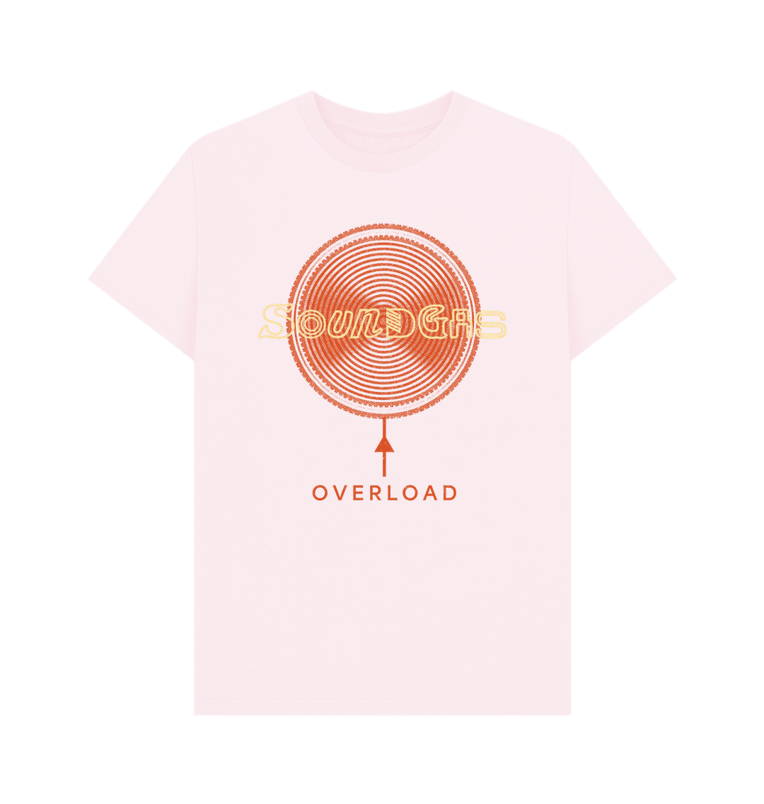 Pink Printed T-shirt Front
