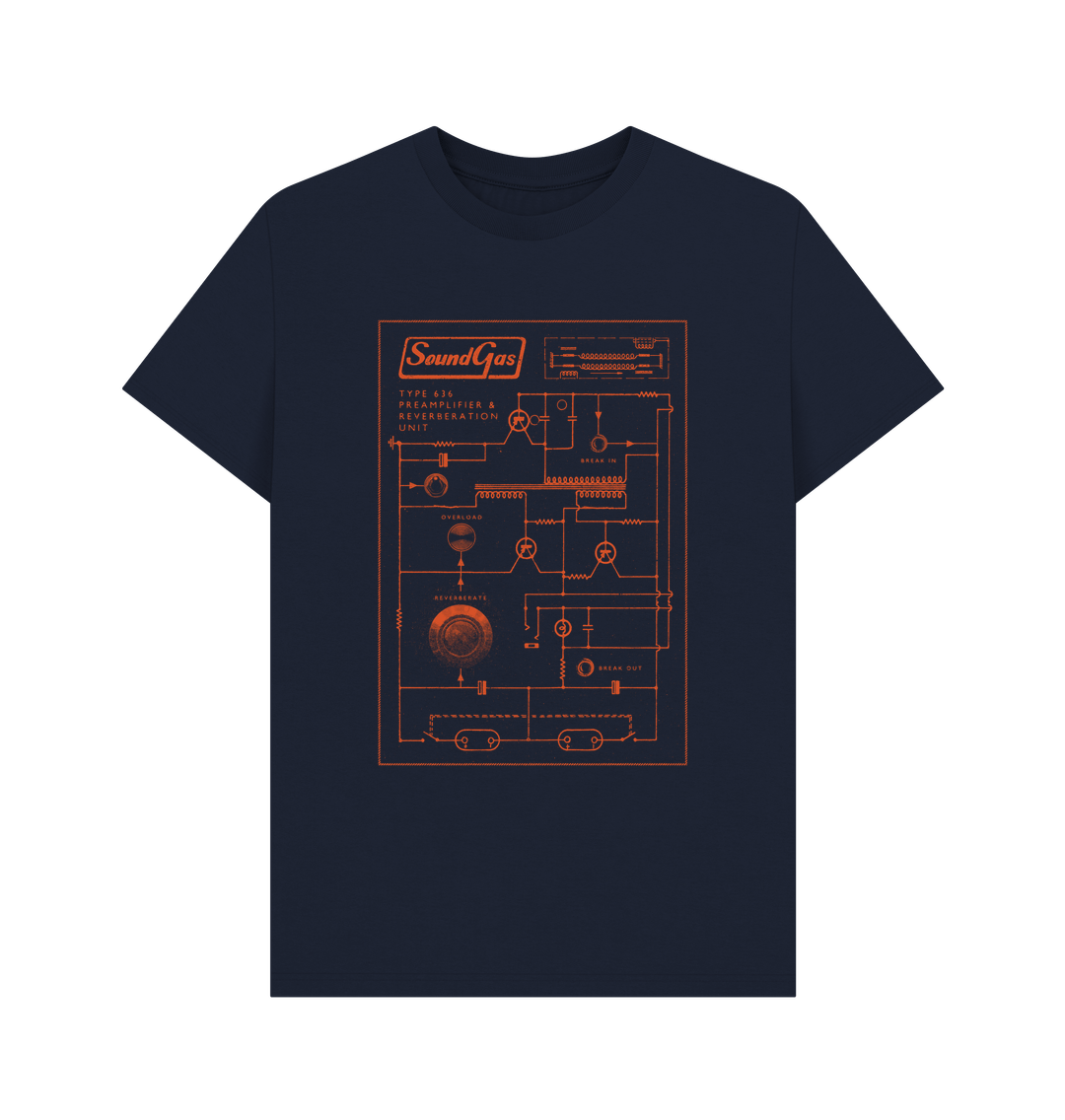 Navy Blue Soundgas Type 636 Circuit Transparent