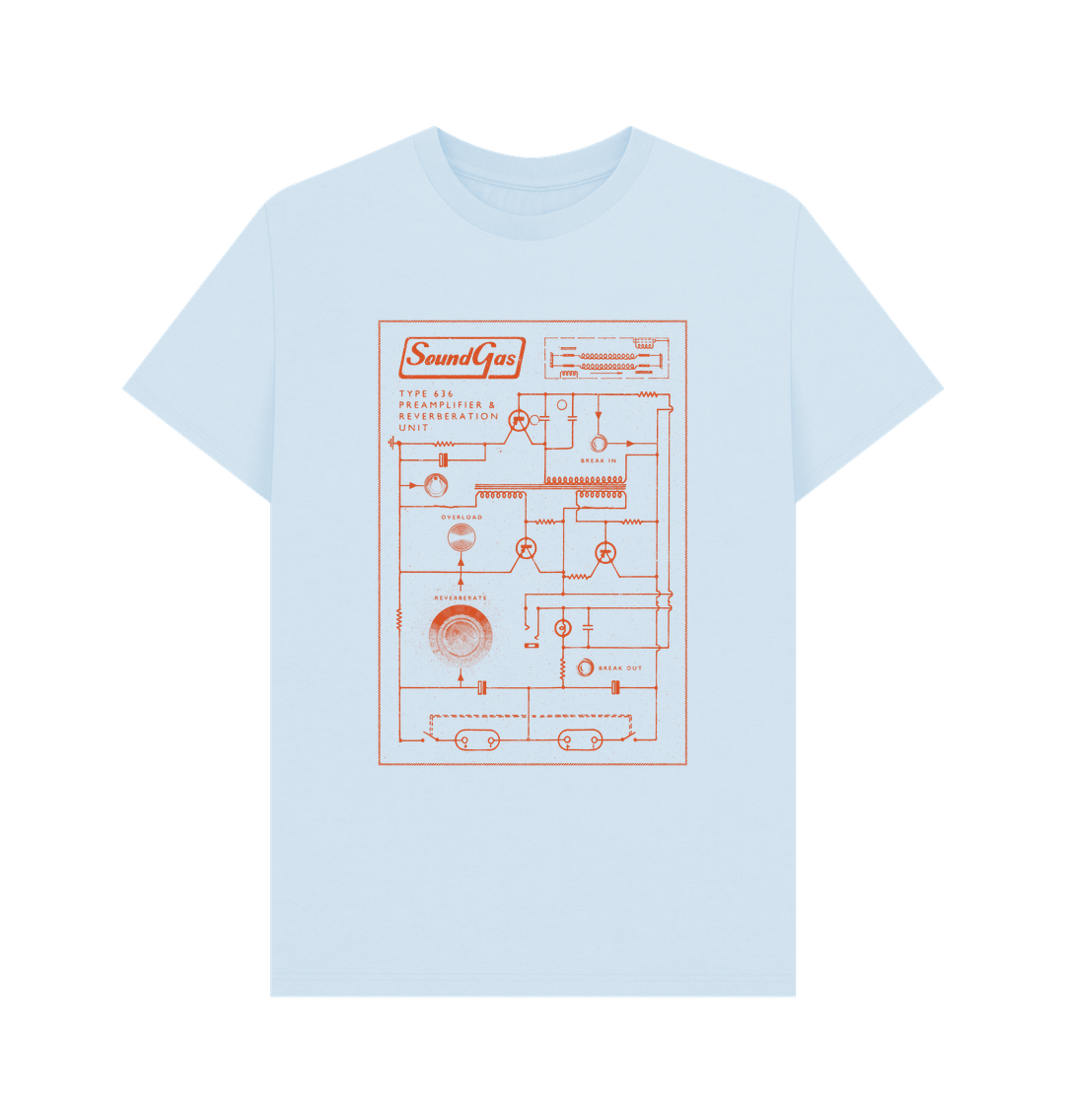 Sky Blue Soundgas Type 636 Circuit Transparent