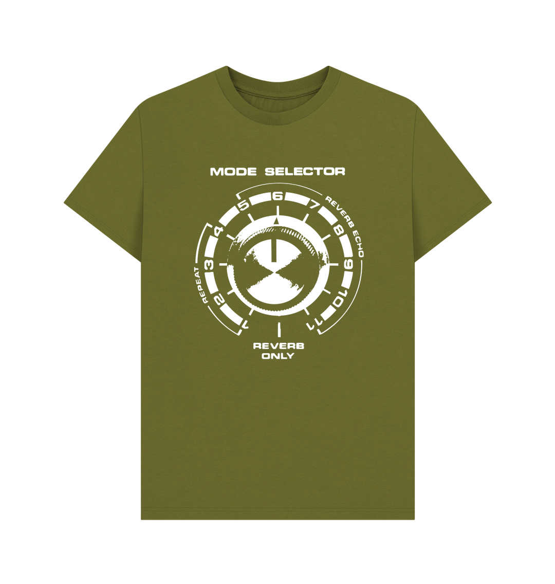 Moss Green Soundgas Mode Selector Space Echo T Shirt