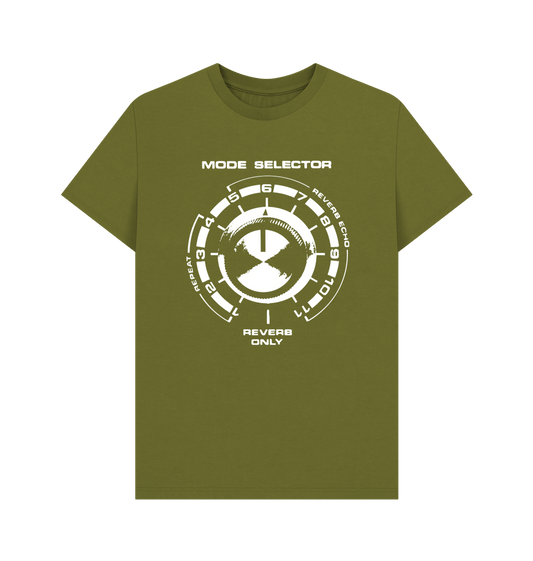 Moss Green Soundgas Mode Selector Space Echo T Shirt