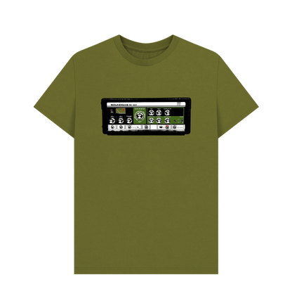 Moss Green Soundgas RE-201 Space Echo Screen T Shirt