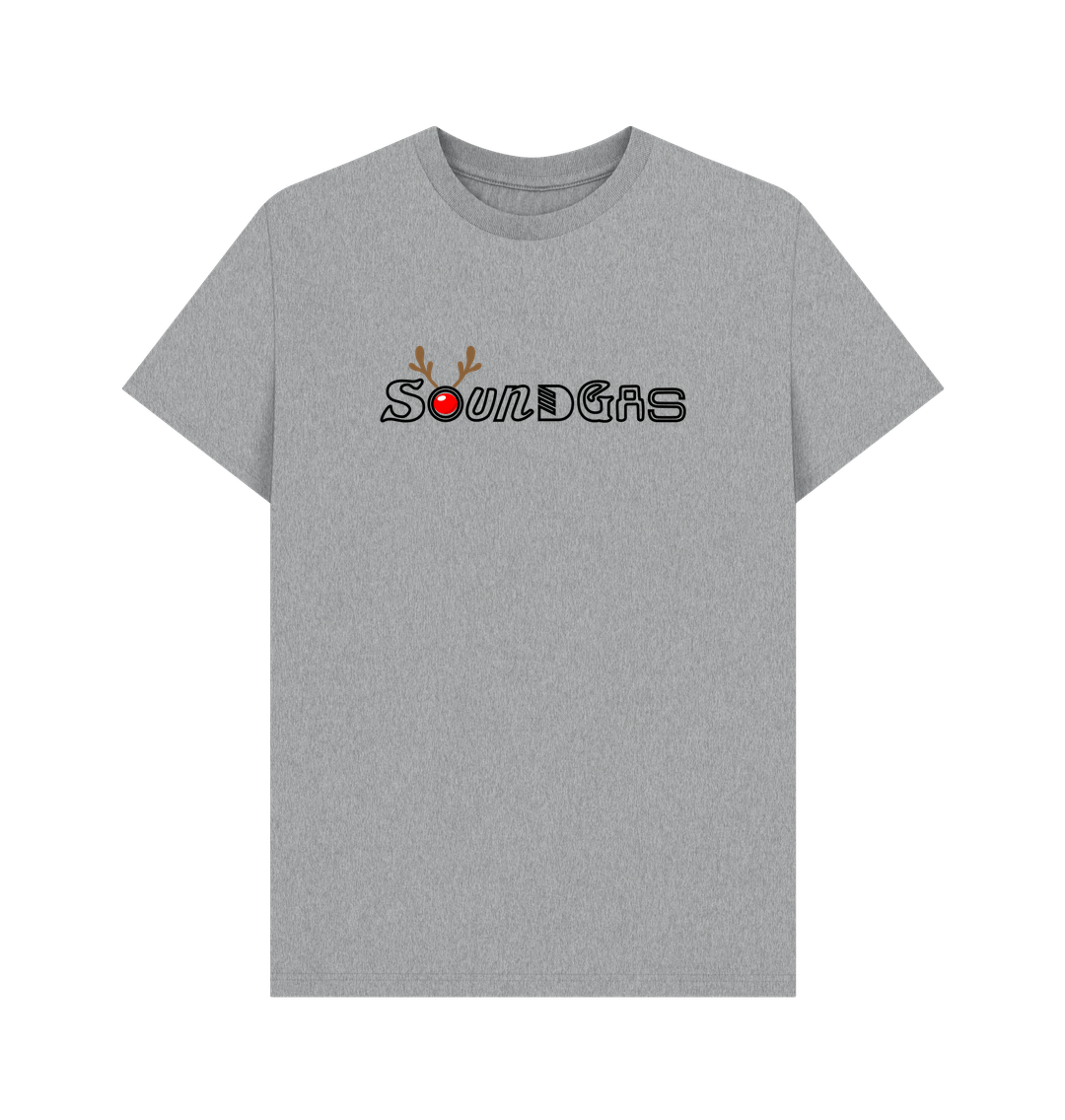 Athletic Grey Soundgas Christmas Logo T Shirt