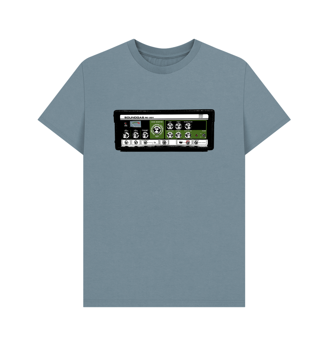 Stone Blue Soundgas RE-201 Space Echo Screen T Shirt