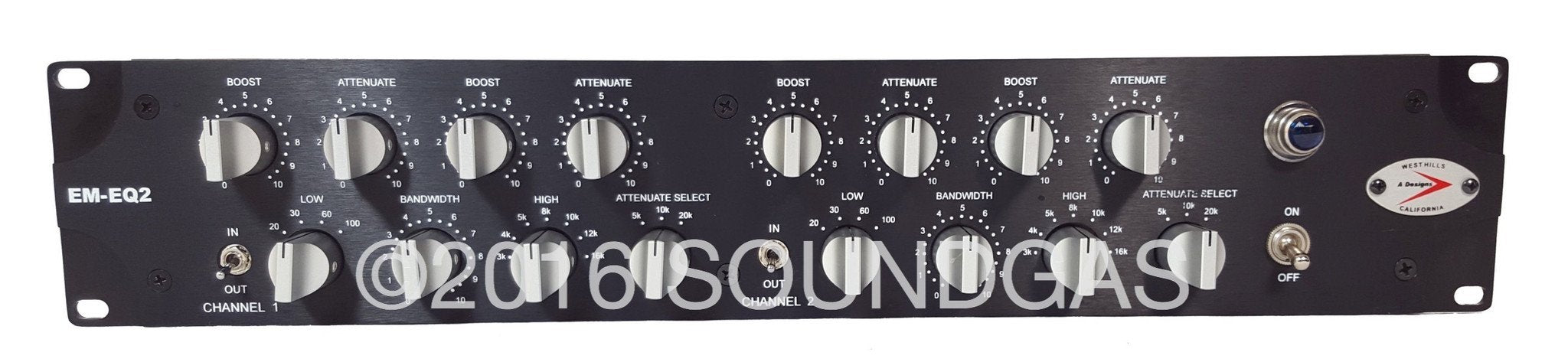 Pulltec Sound Gas A DESIGNS EM-EQ2 (2 channel Pultec EQP-1) FOR SALE – Soundgas