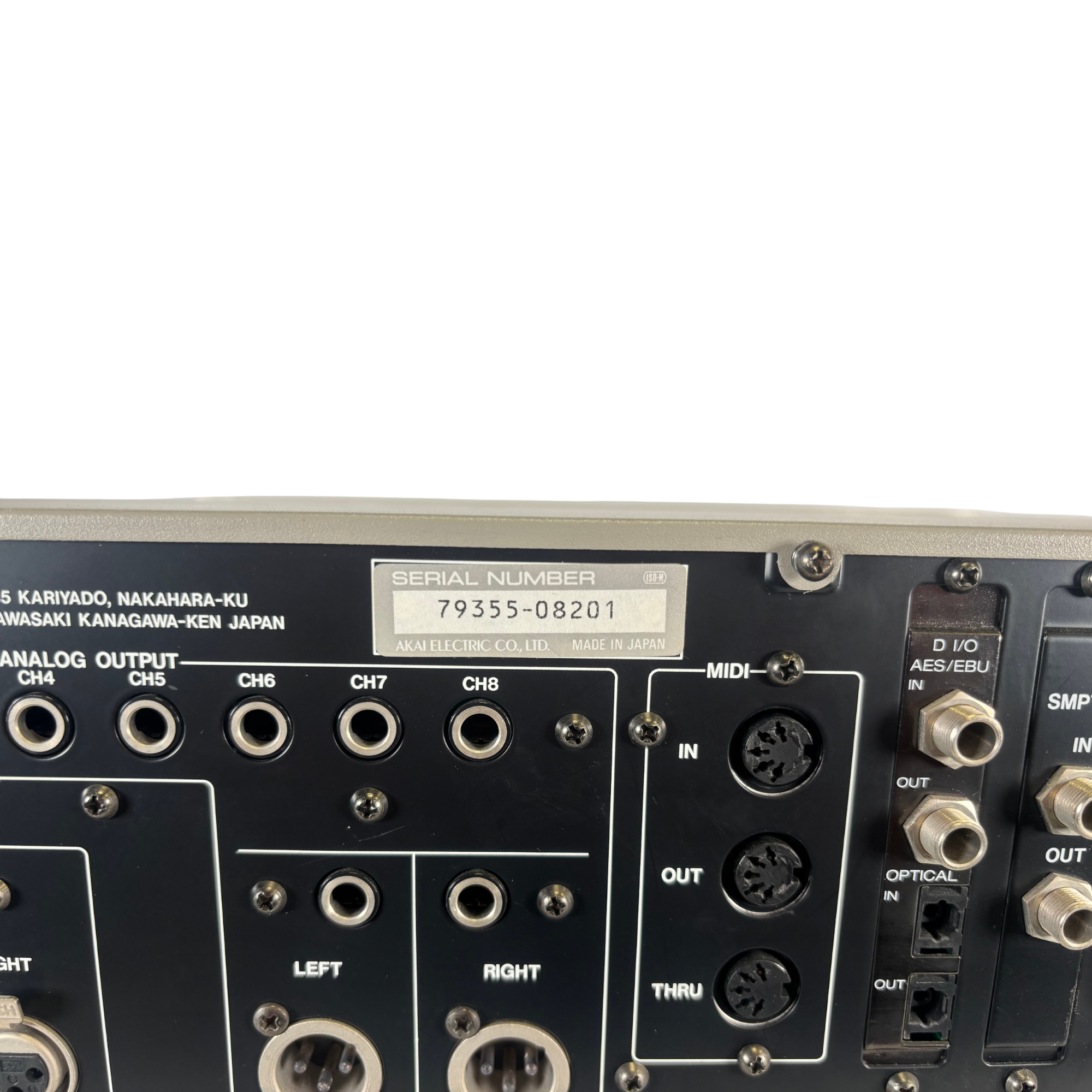 Akai S3200 Digital Sampler (SN 79355-08201) FOR SALE – Soundgas Akai S3200 Digital Sampler (SN 79355-08201) FOR SALE – Soundgas