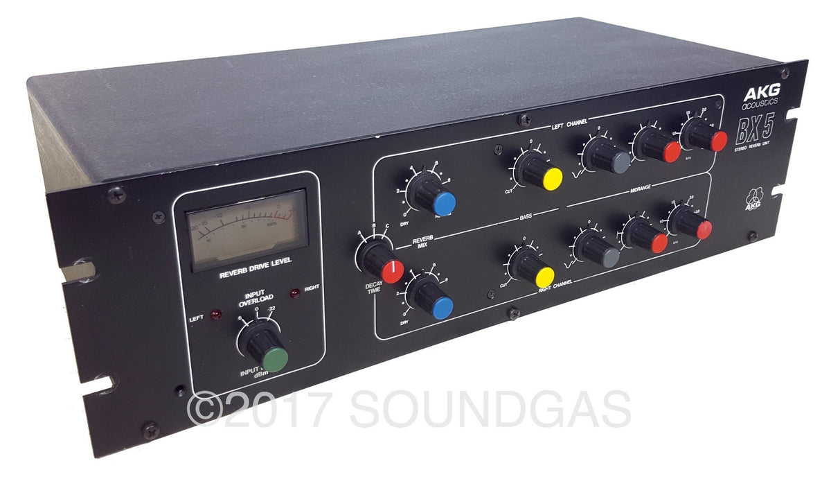 Akg Bx Rack Spring Reverb AKG Acoustics BX 5 Stereo Reverb Unit FOR SALE – Soundgas