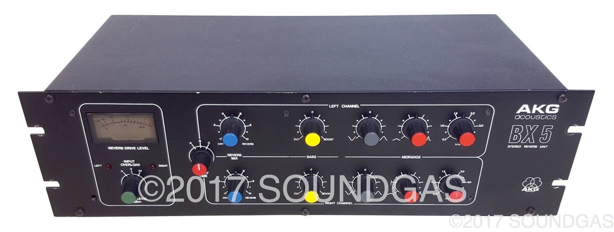 Akg Bx Rack Spring Reverb AKG Acoustics BX 5 Stereo Reverb Unit FOR SALE – Soundgas
