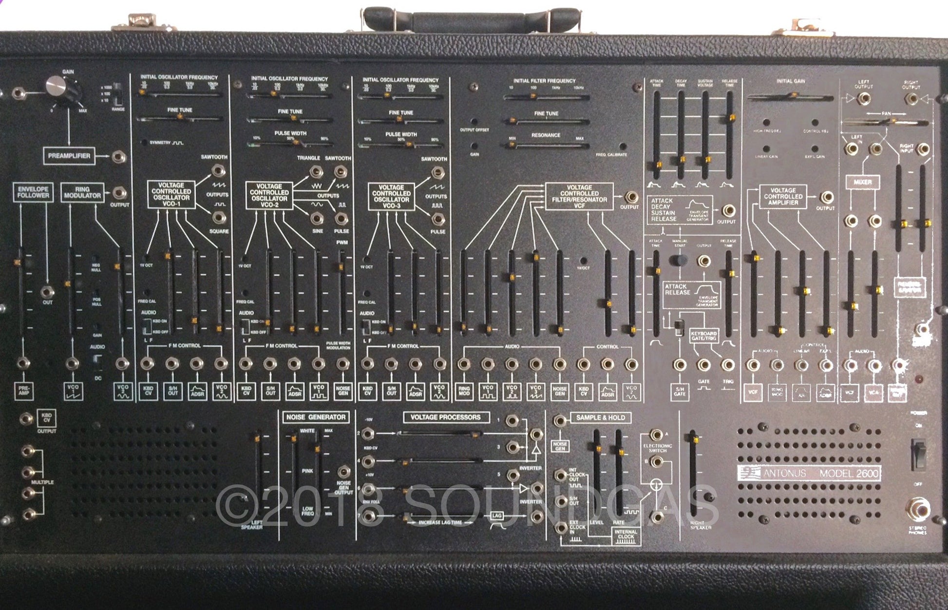 Antonus Model 2600 (ARP 2600) and ARP Sequencer