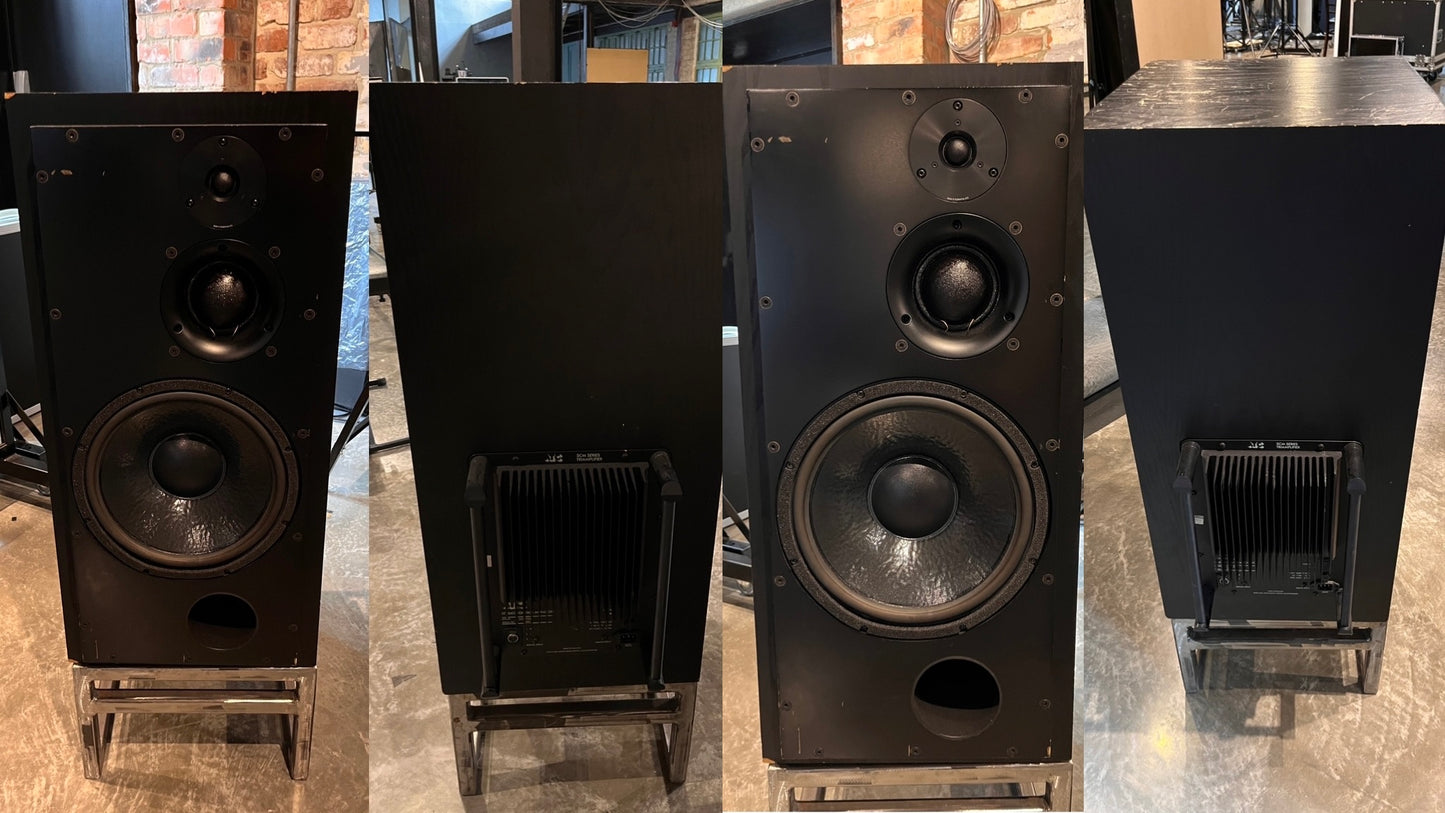 ATC SCM 100A Studio Monitors - Pair - Black Ash