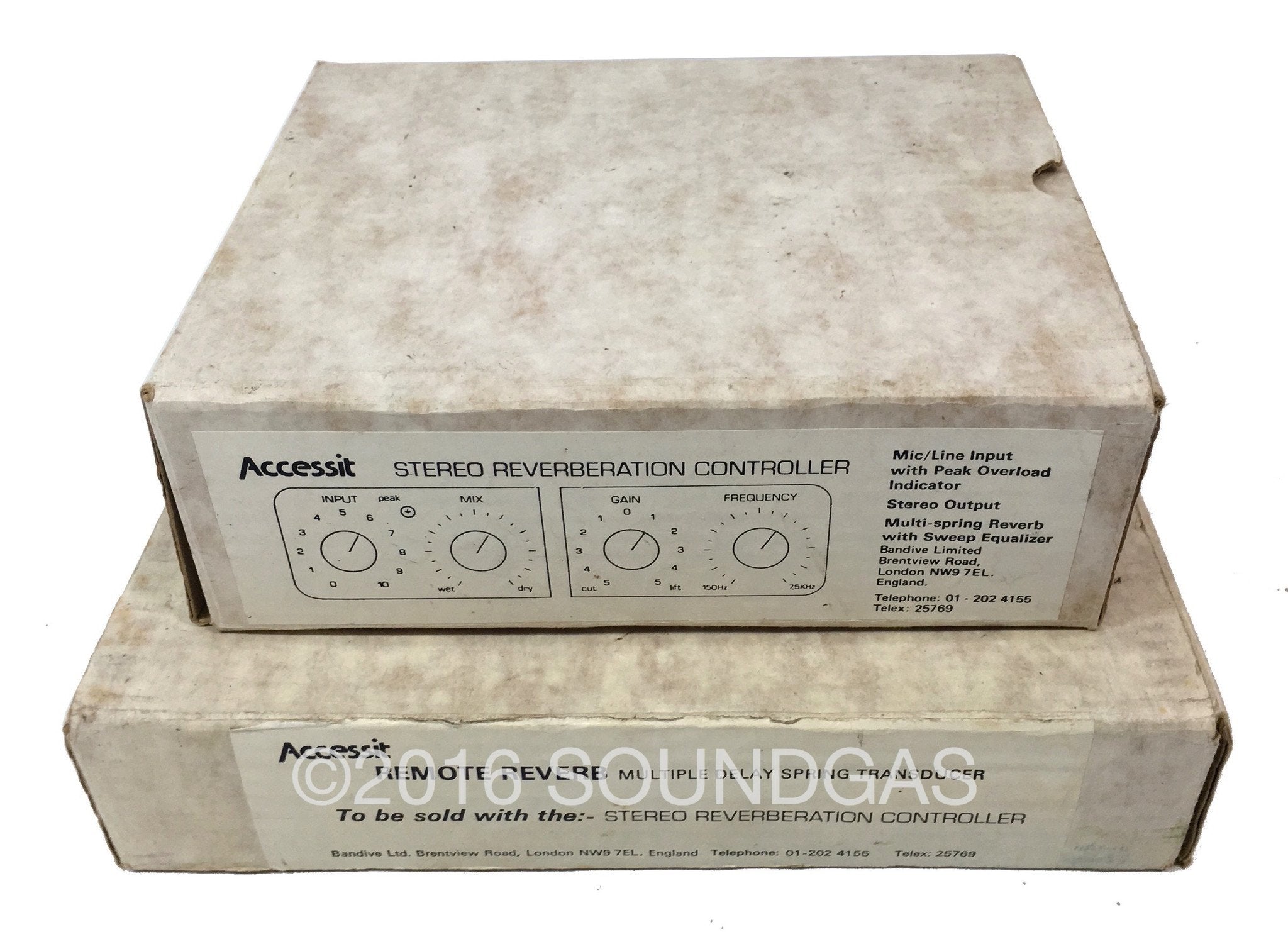 Bandive Accessit Stereo Spring Reverb FOR SALE – Soundgas