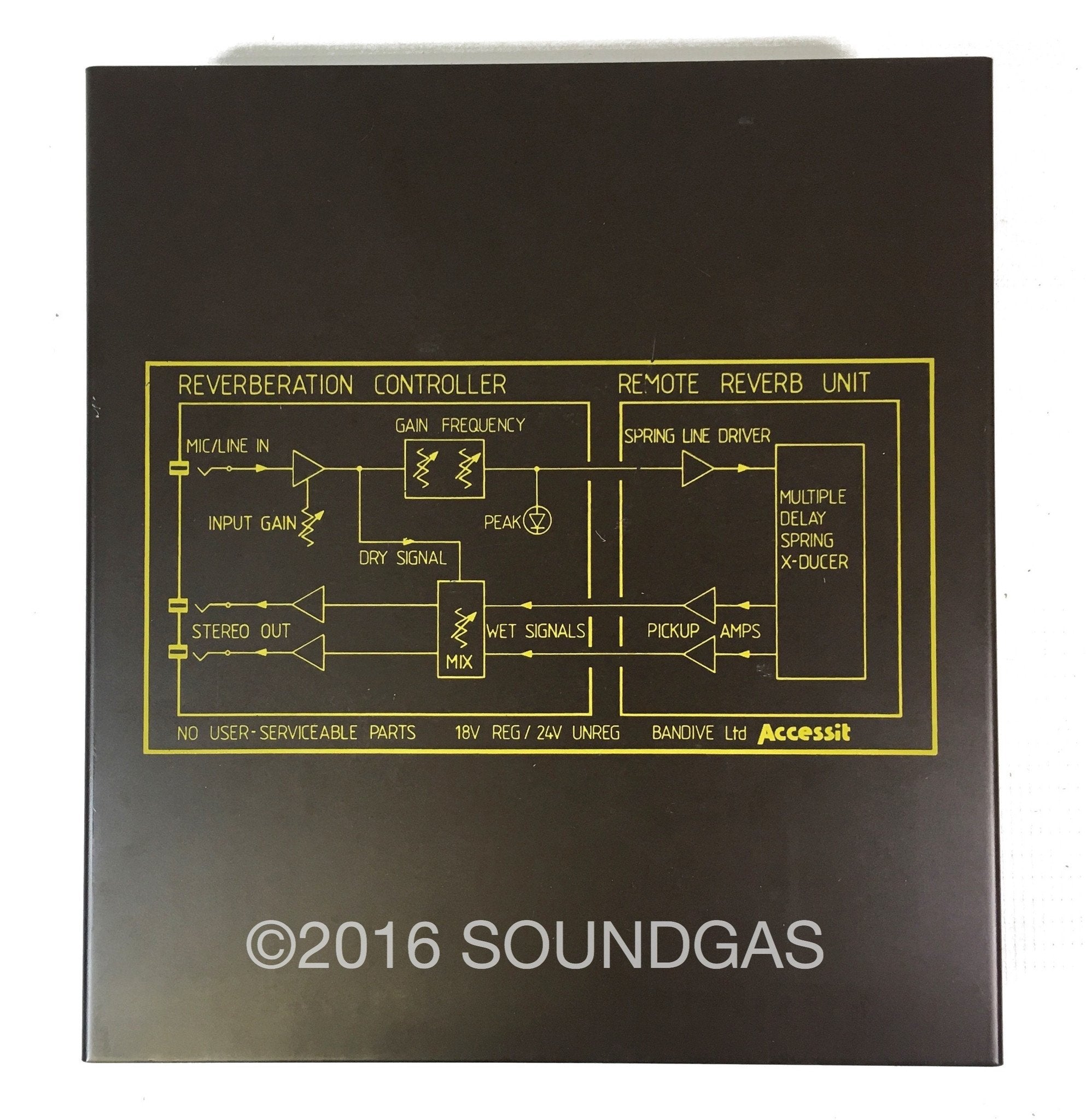 Bandive Accessit Stereo Spring Reverb FOR SALE – Soundgas