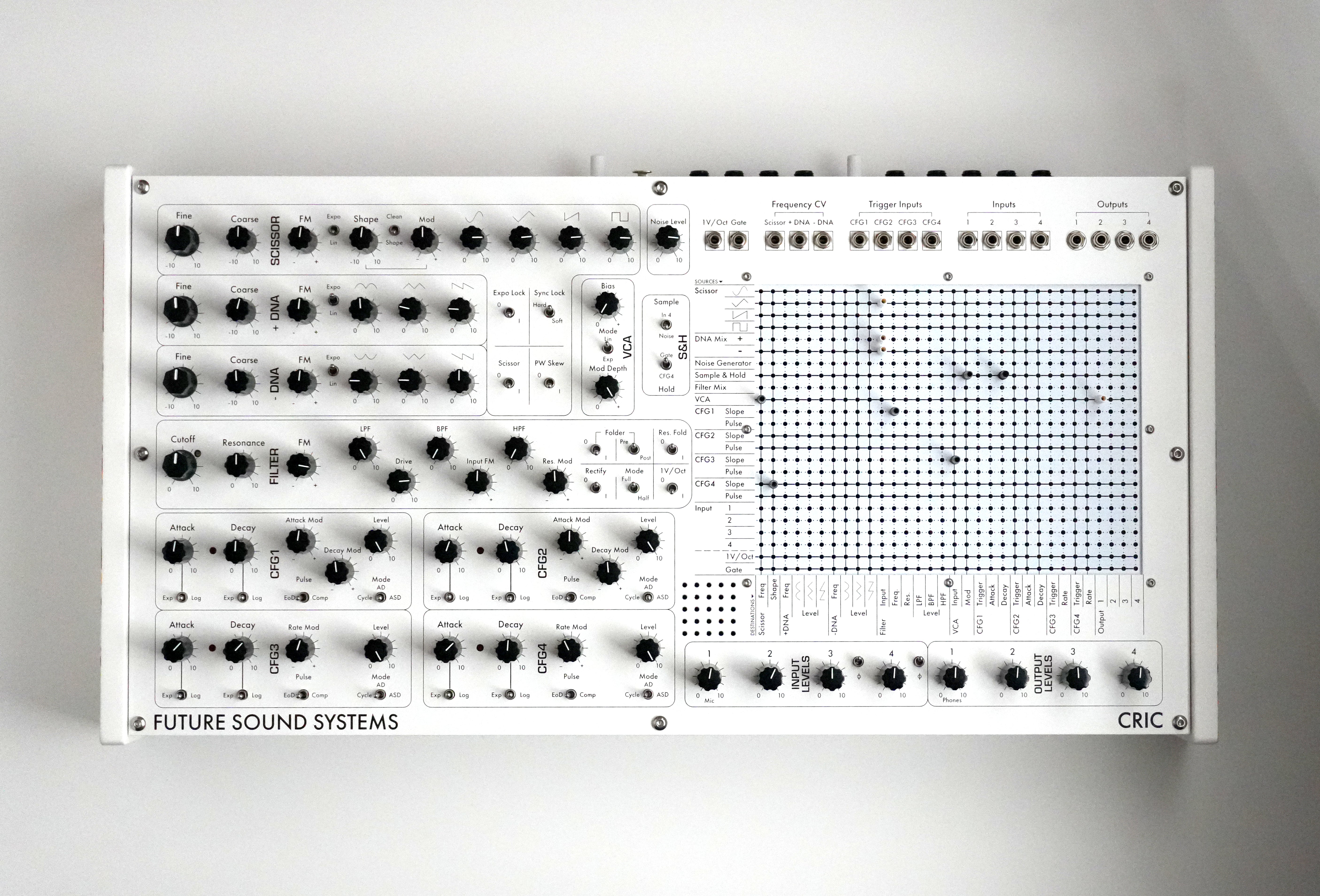 Future Sound Systems Cric Synthesizer - Greyscale Limited Edition