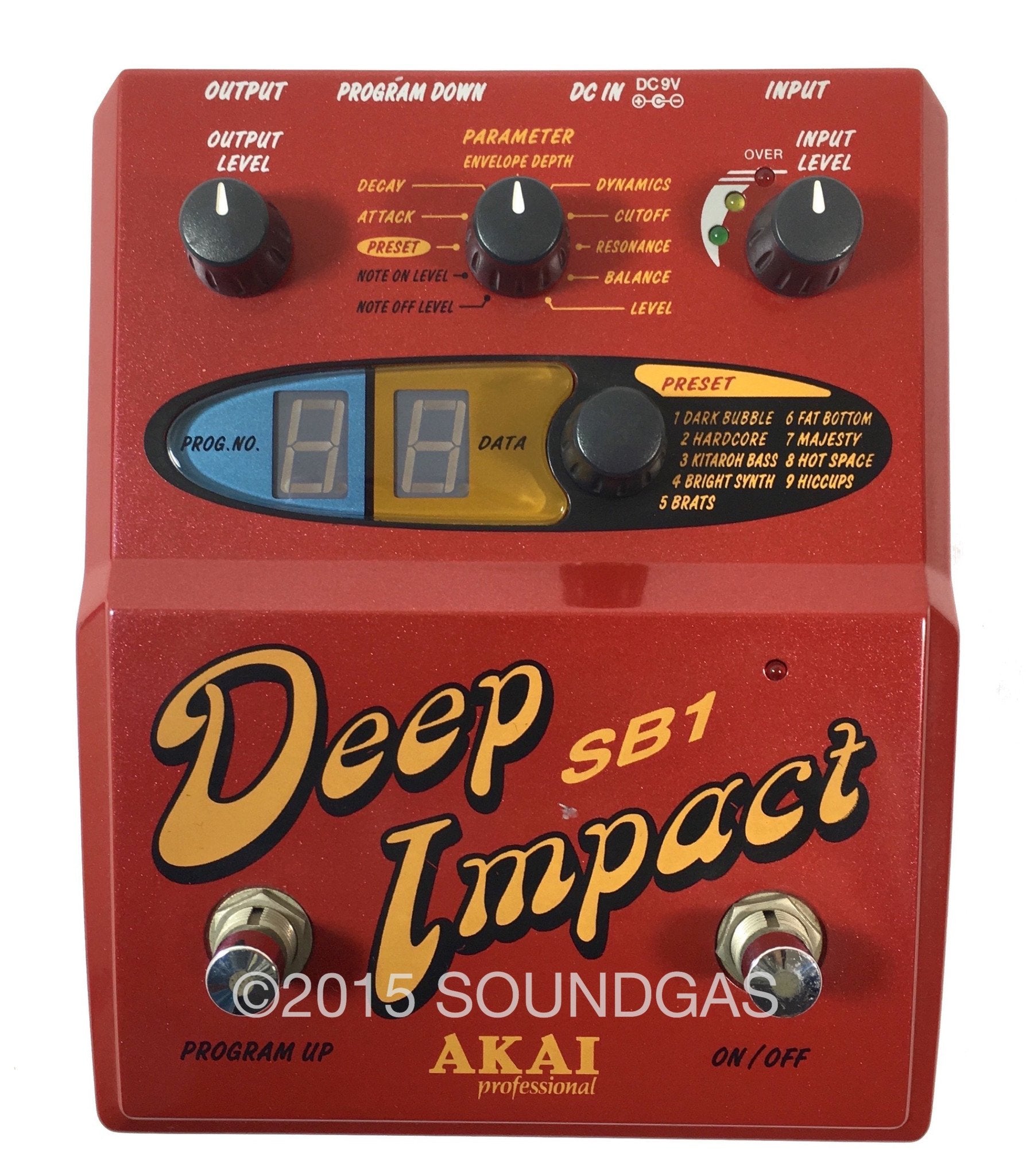 AKAI DEEP IMPACT SB-1 Bass Synthesizer Pedal FOR SALE – Soundgas