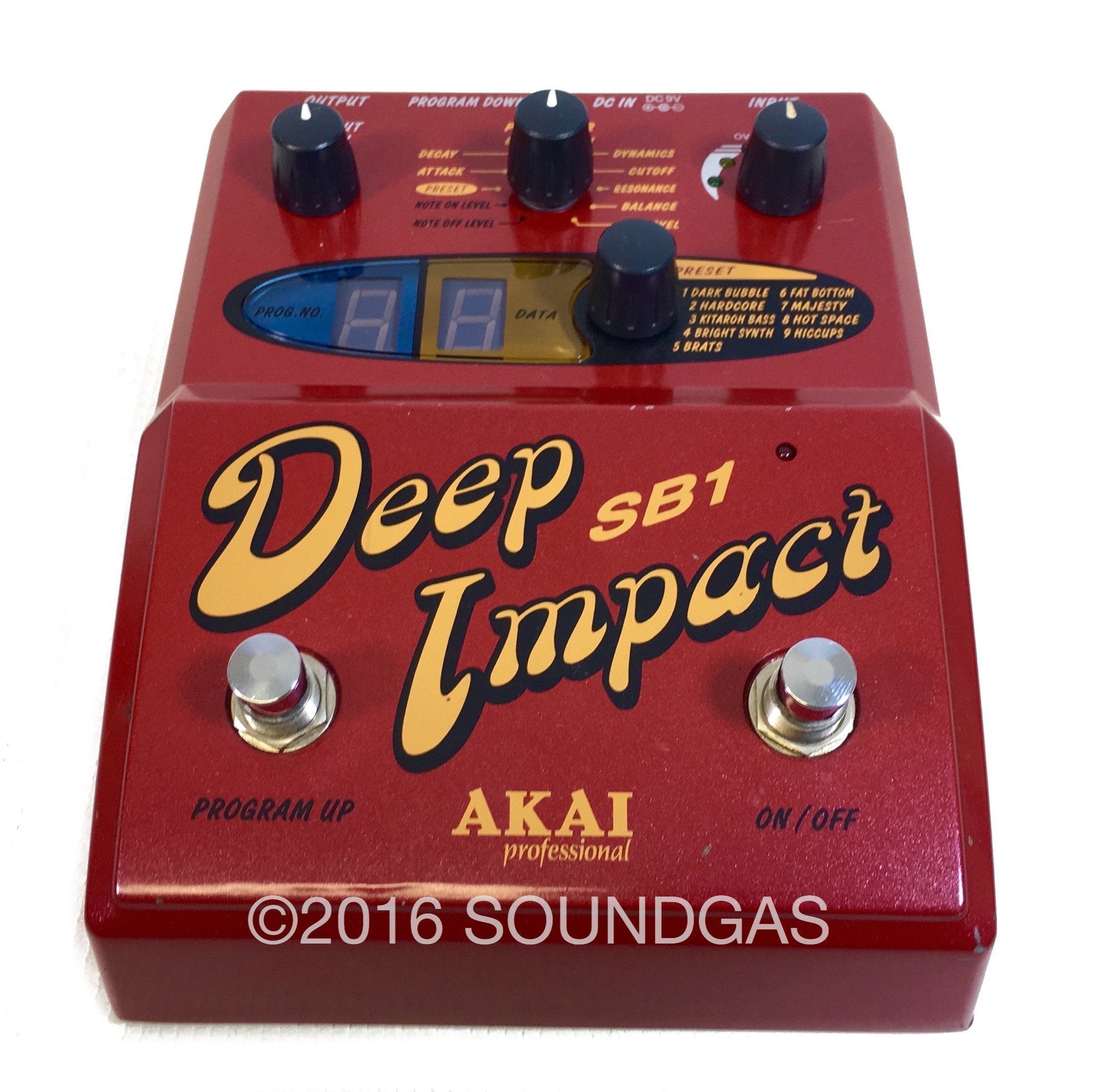 Akai Deep Impact SB-1 Bass Synthesizer Pedal (Boxed) FOR SALE – Soundgas