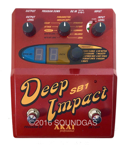 Akai Deep Impact SB-1 Bass Synthesizer Pedal (Boxed)