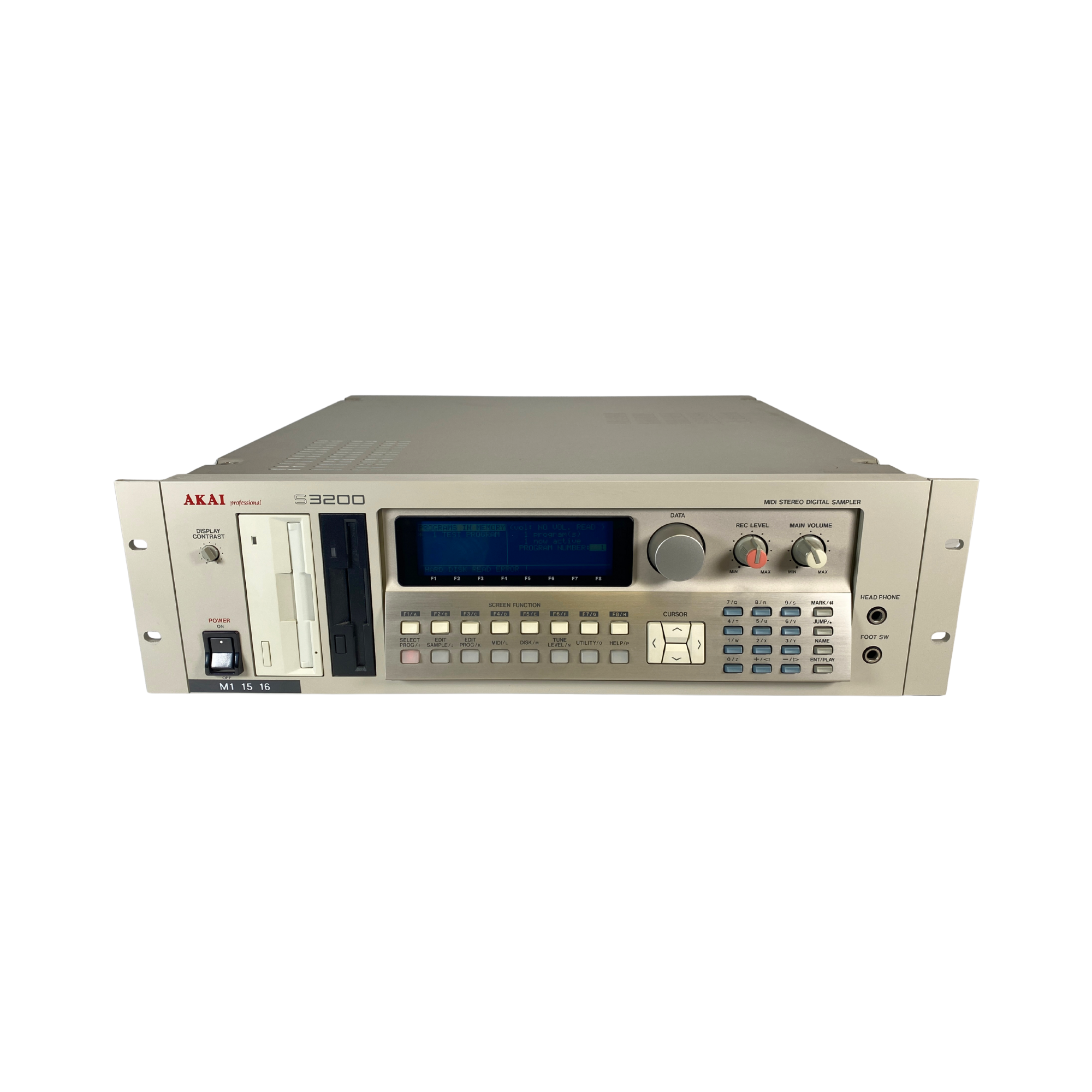 Akai S3200 Digital Sampler (SN 79355-08201) FOR SALE – Soundgas Akai S3200 Digital Sampler (SN 79355-08201) FOR SALE – Soundgas
