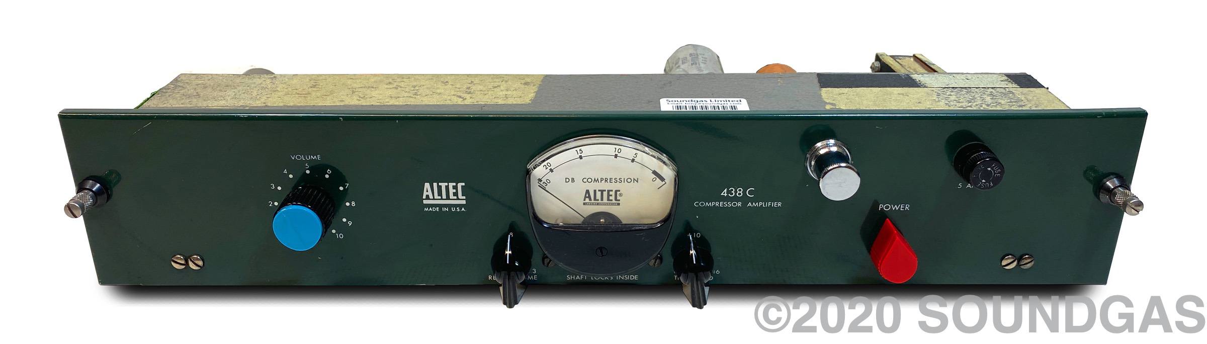 Altec Compressor Altec 438 C Tube Vari-Mu Compressor FOR SALE – Soundgas