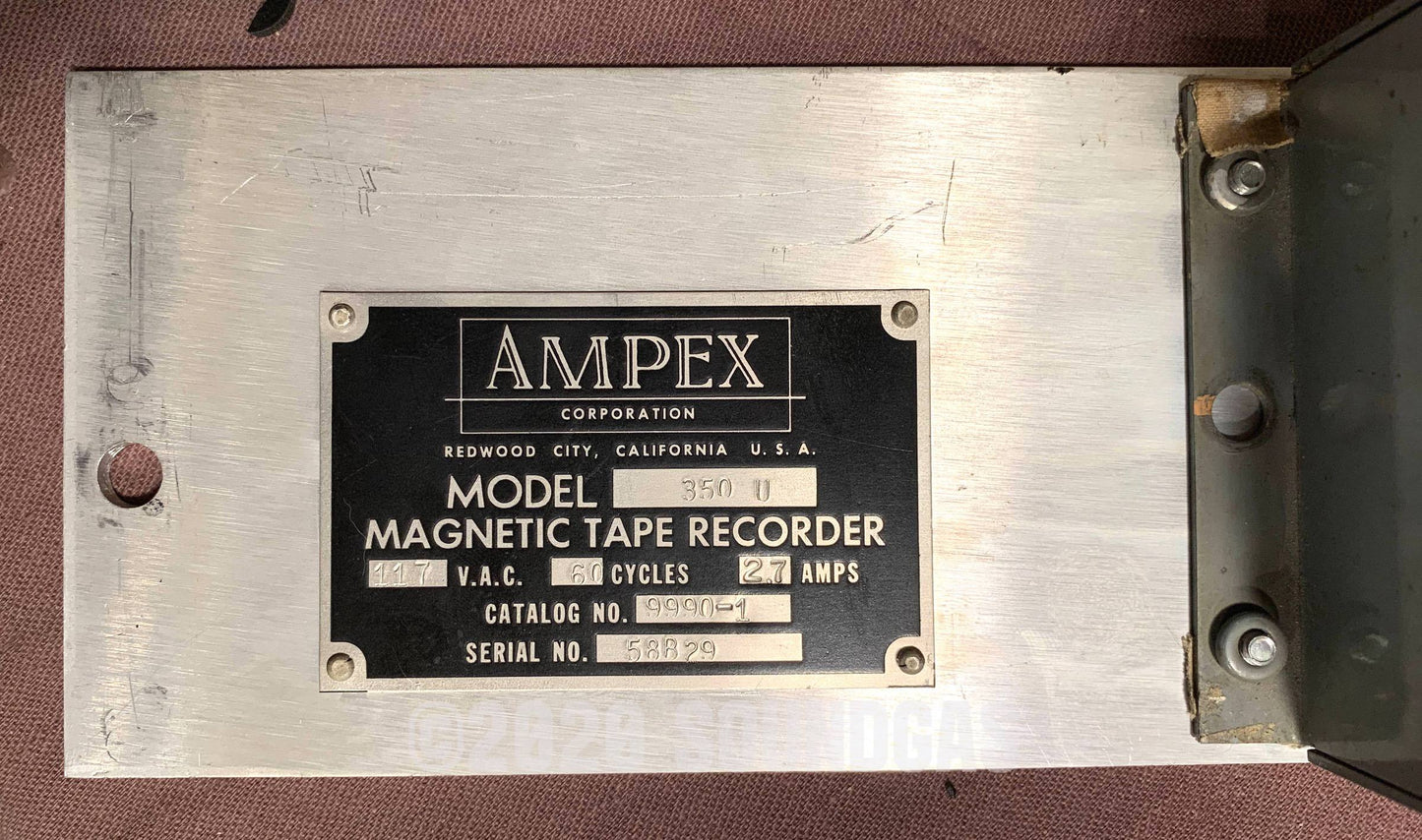 Ampex 350 Preamp