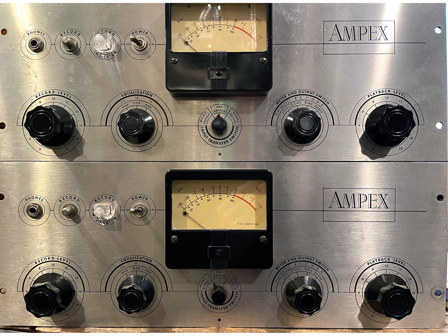 Ampex 351 Preamp Pair