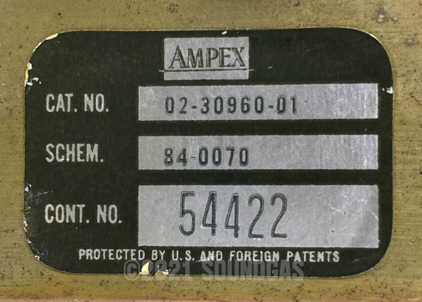 Ampex 351 Preamp