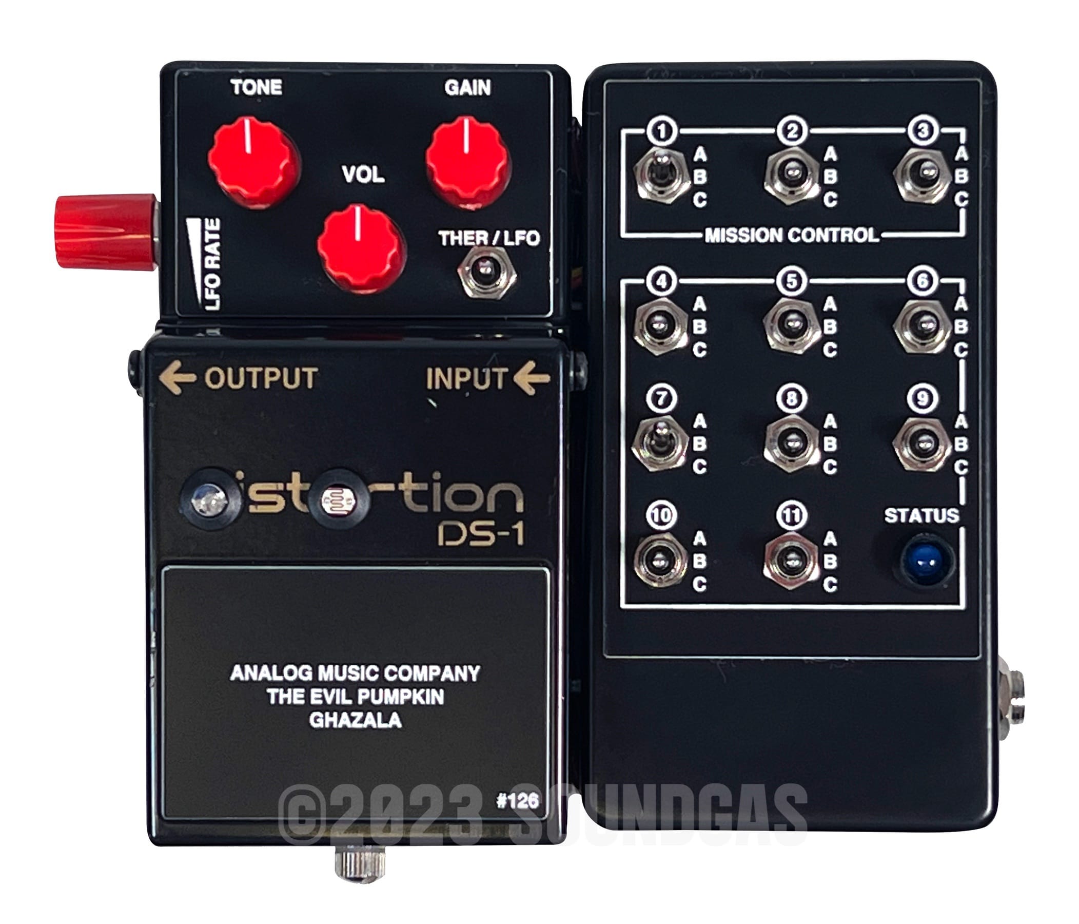 evil pumpkin pedal Analog Music Company Darth (Evil) Pumpkin
