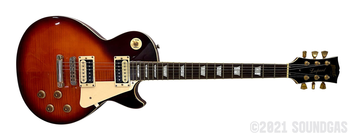 Aria Pro II Blitz Leopard - Les Paul Copy