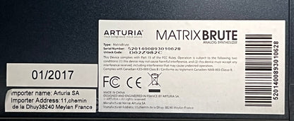 Arturia Matrixbrute