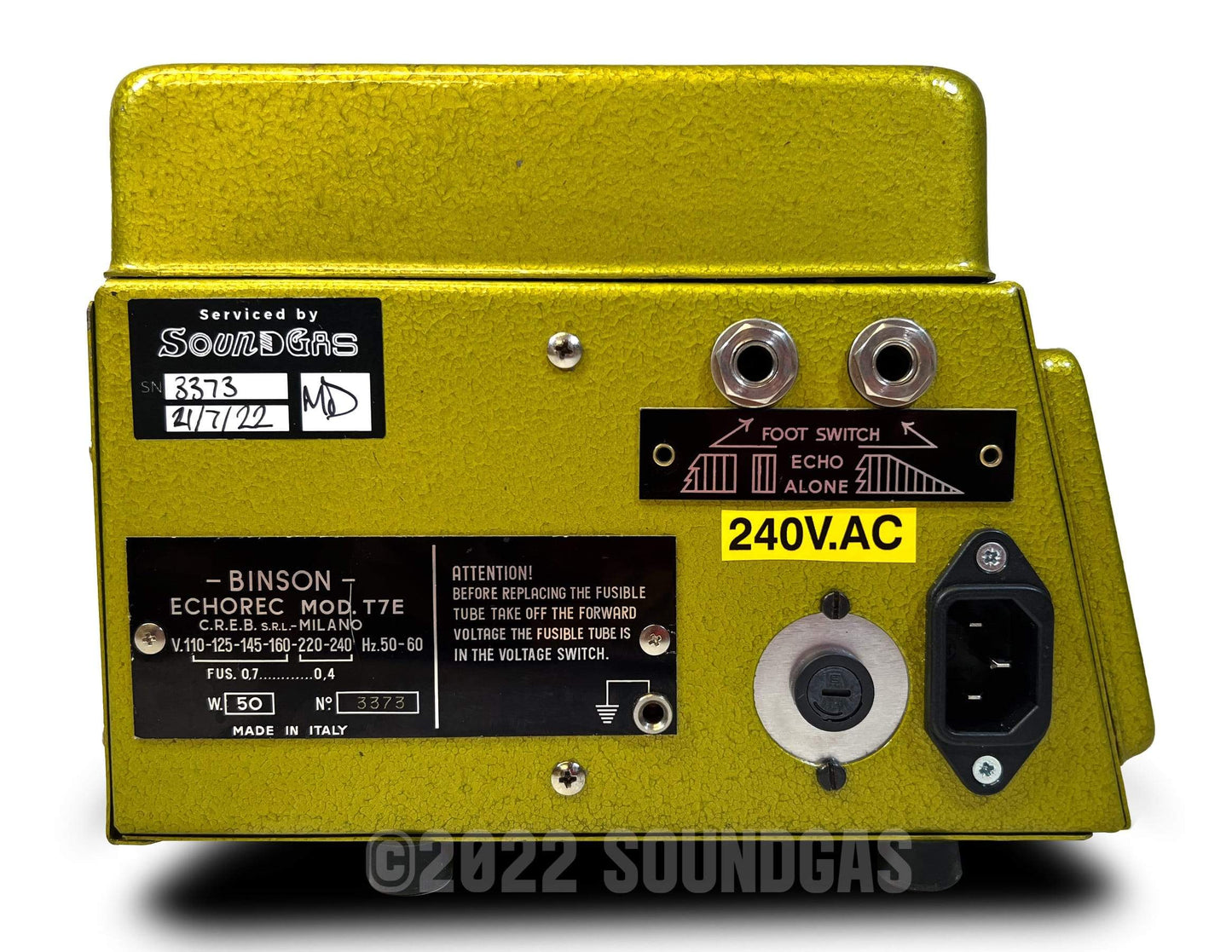 Binson Echorec 2 T7E Super-Slow Varispeed