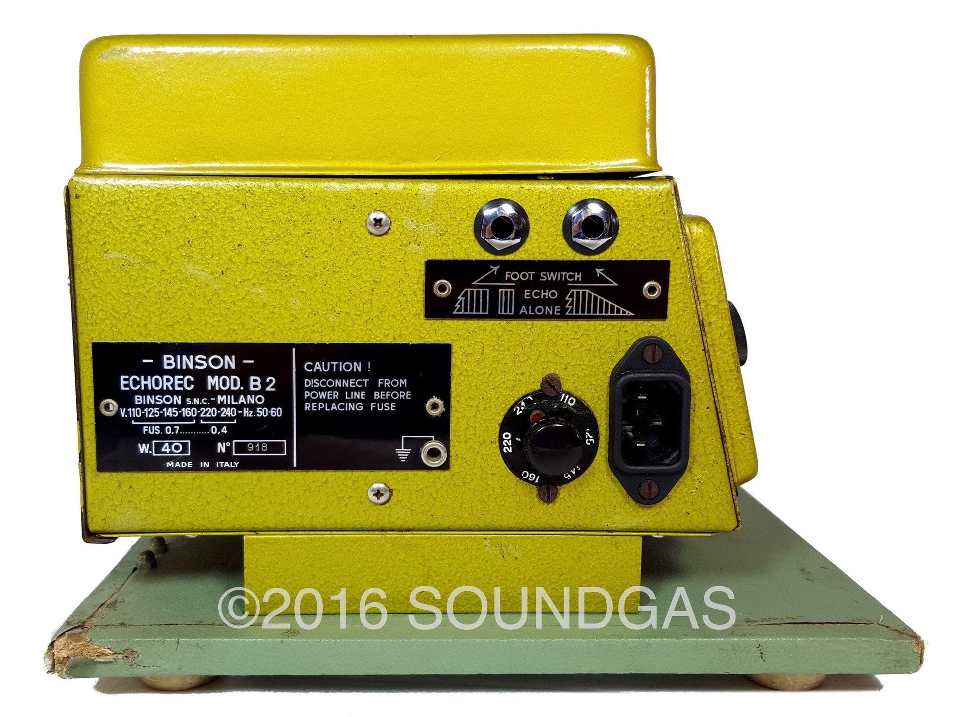 BINSON ECHOREC B2 (Baby 2) - Fully-Restored