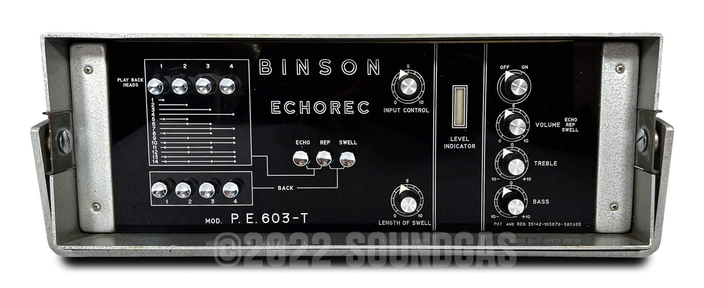 Binson Echorec PE 603 T Studio - SuperSlow Varispeed / Wet Only