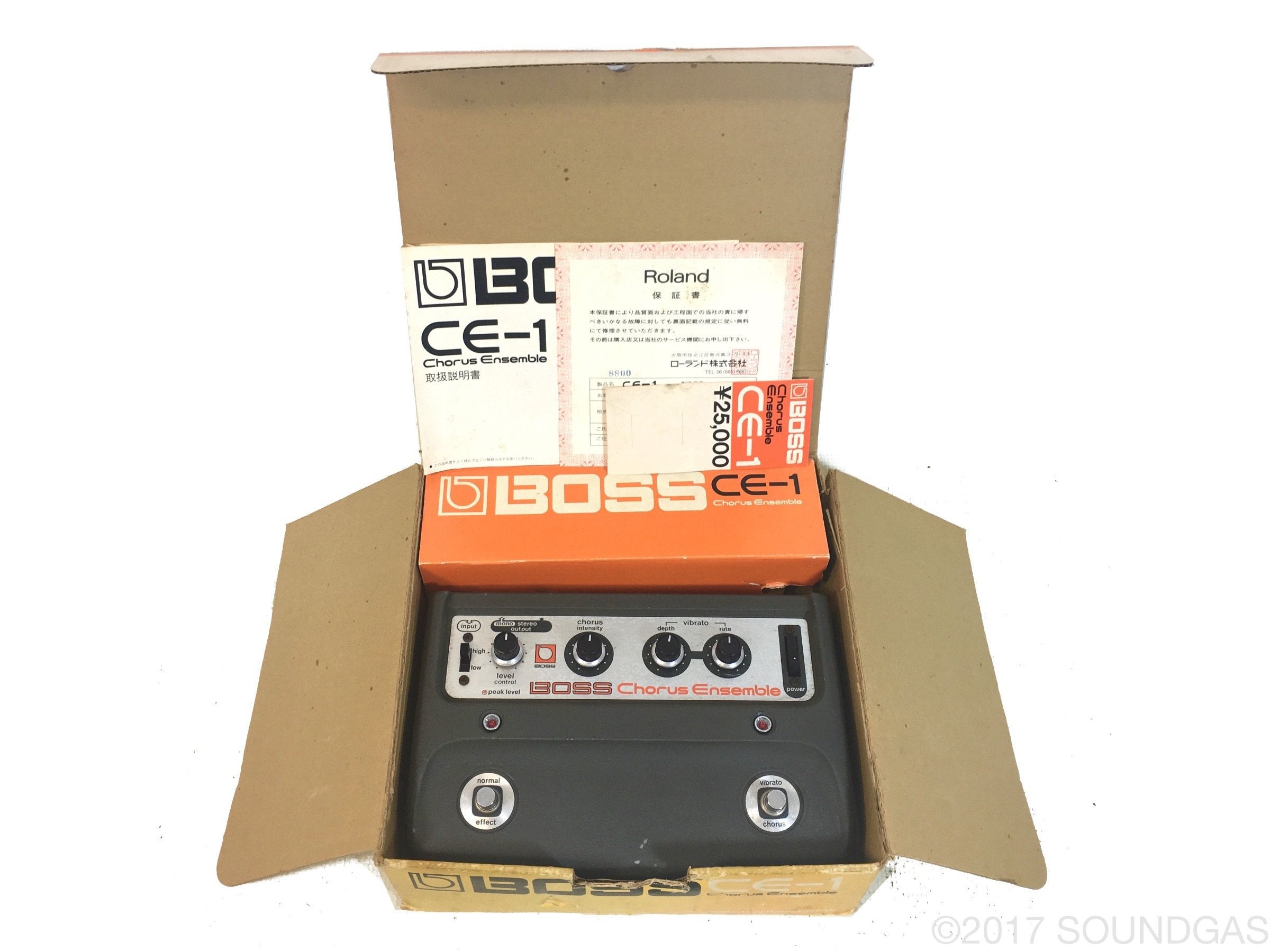 Boss CE-1 Chorus Ensemble + Box FOR SALE – Soundgas