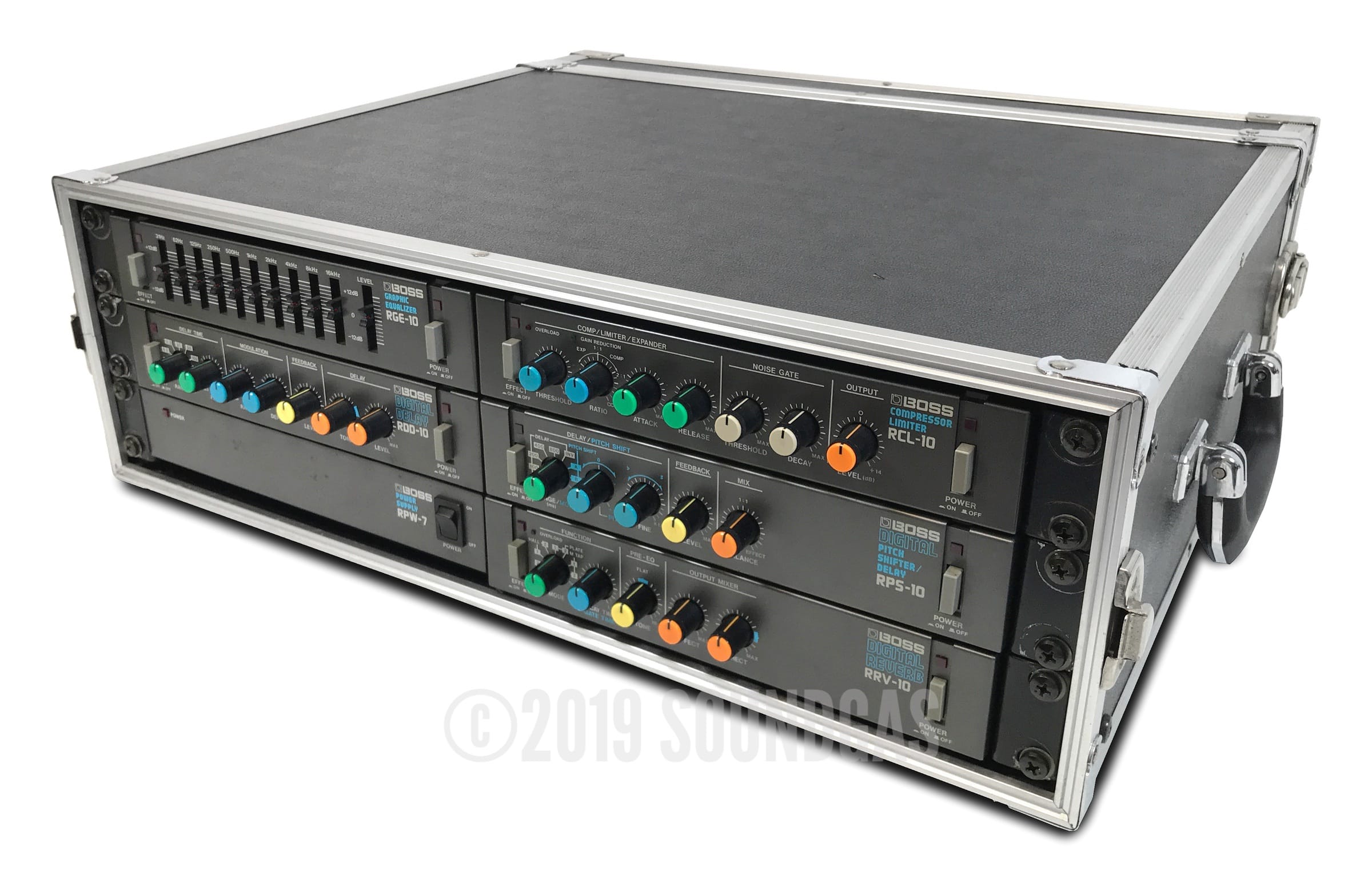 Boss Micro Rack Effects - Delay/ Pitch Shifter/ Reverb/ Compressor/ EQ ...