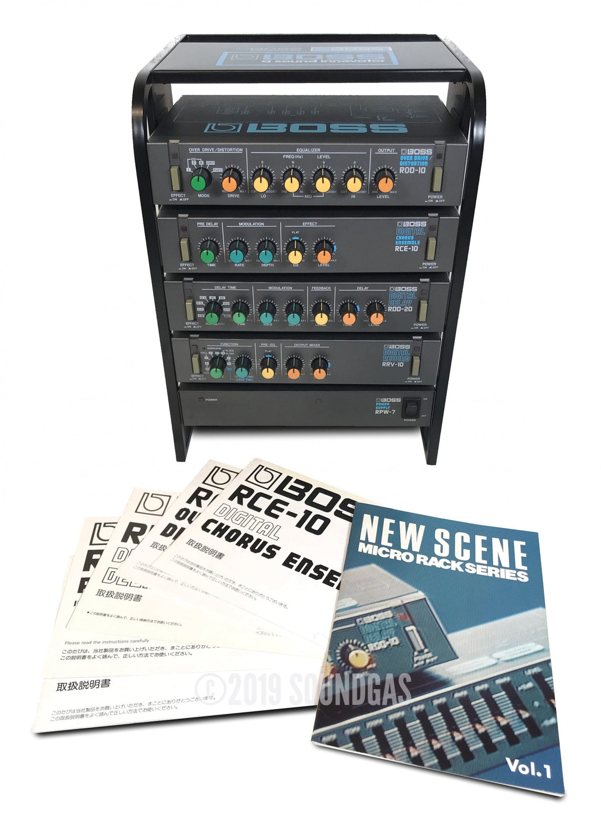 Boss Rack Fx Boss Micro Rack Effects - Overdrive/ Chorus/ Delay/ Reverb FOR SALE ...