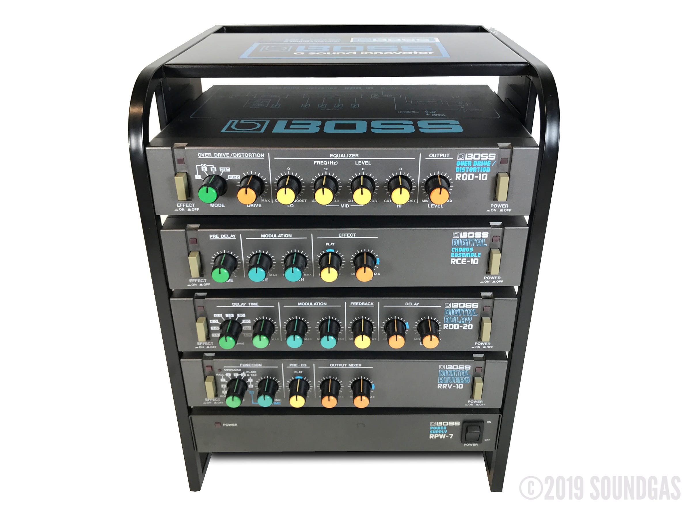 Boss Micro Rack Effects - Overdrive/ Chorus/ Delay/ Reverb FOR SALE ...