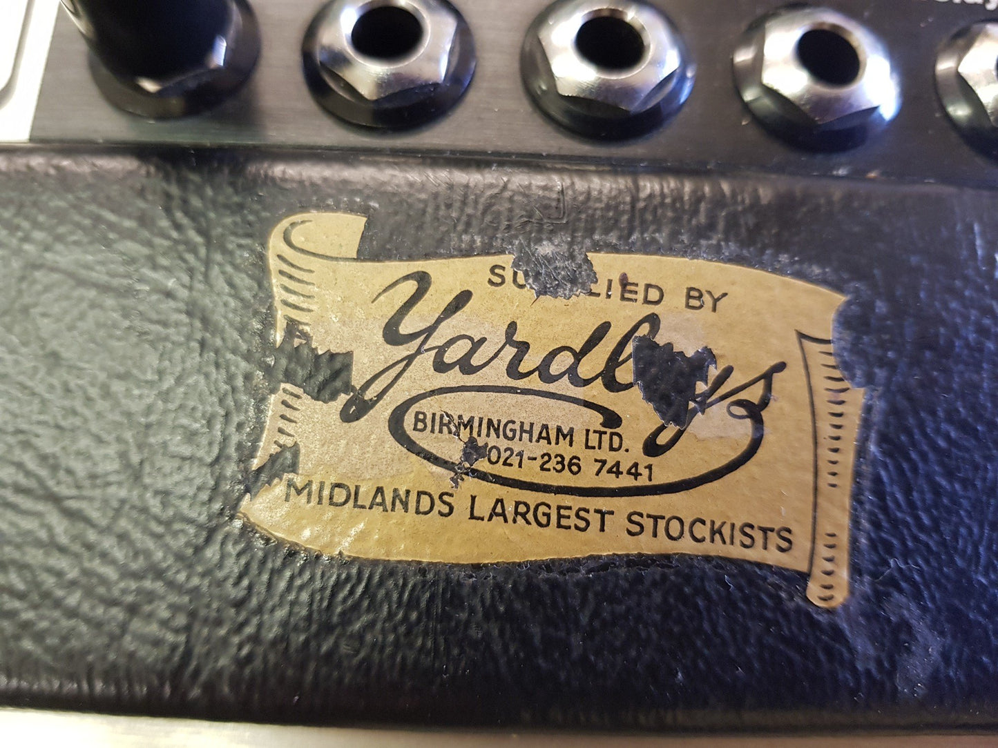 Yardley's Birmingham sticker