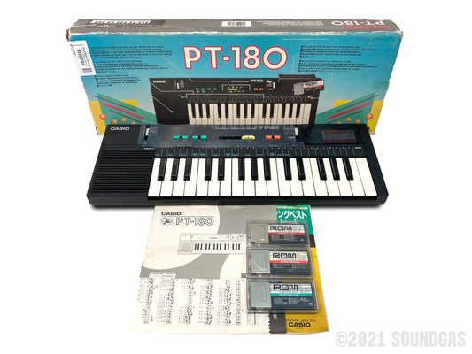 Casio PT-180 - Boxed + 4 ROM Packs