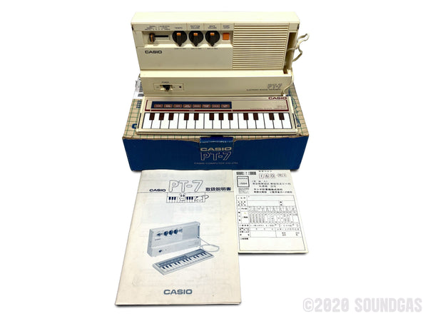 Casio PT-7 Pocket Synthesizer (Boxed) FOR SALE – Soundgas